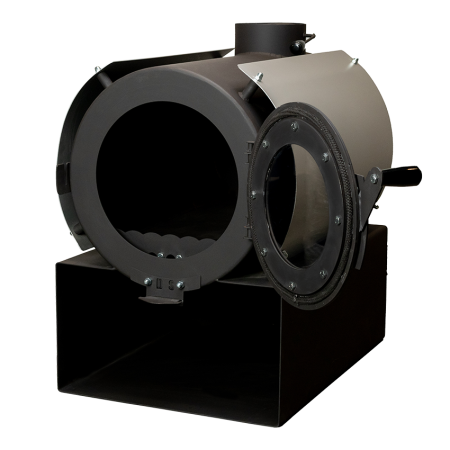 DS Classic heating stove with casing silver